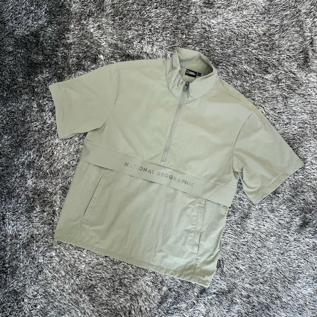 네셔널지오그래픽 우븐 아노락 (L)