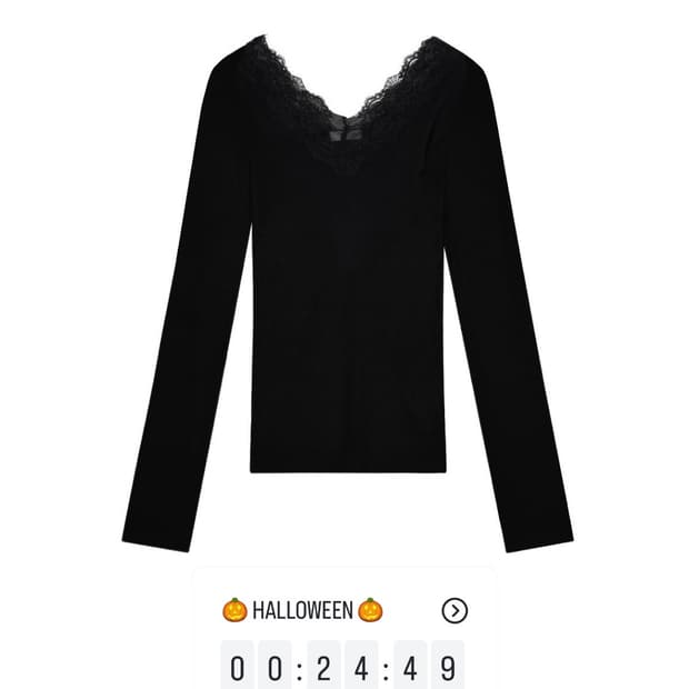 클리시어 크림 도넛 롱슬리브