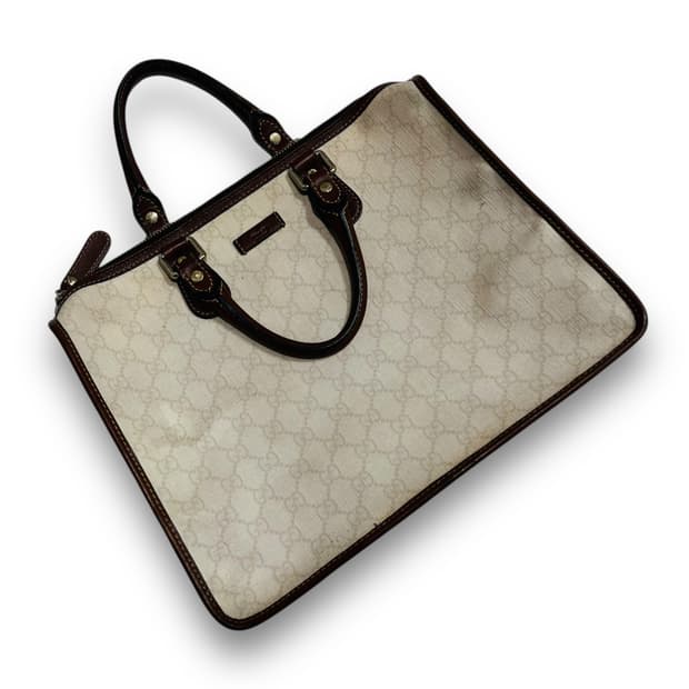 구찌 GG 모노그램 보스턴 PVC 핸드백/숄더백