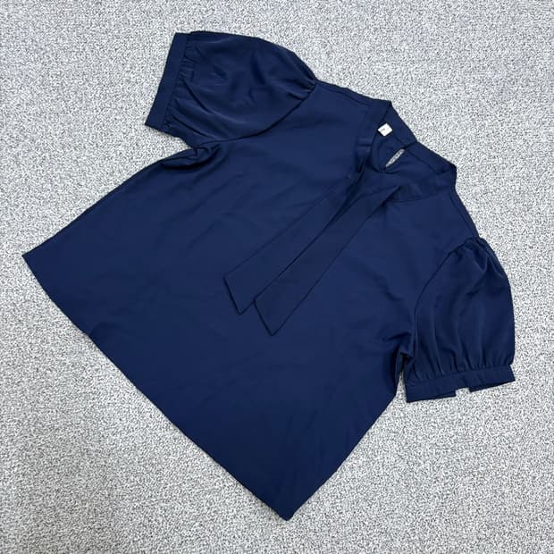 L 빈티지 여성 반팔 블라우스 0714J1