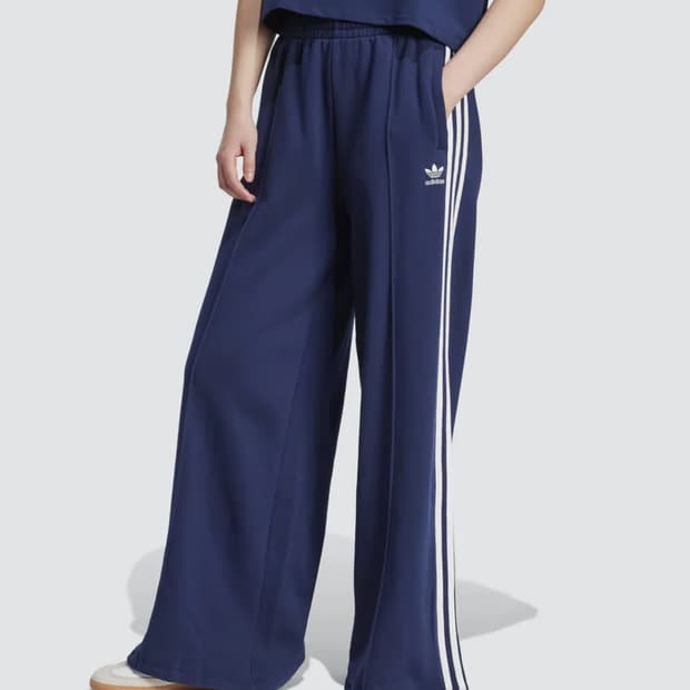 3S 루즈 프렌치 테리 와이드 레그 팬츠 - 나이트인디고 팝니다