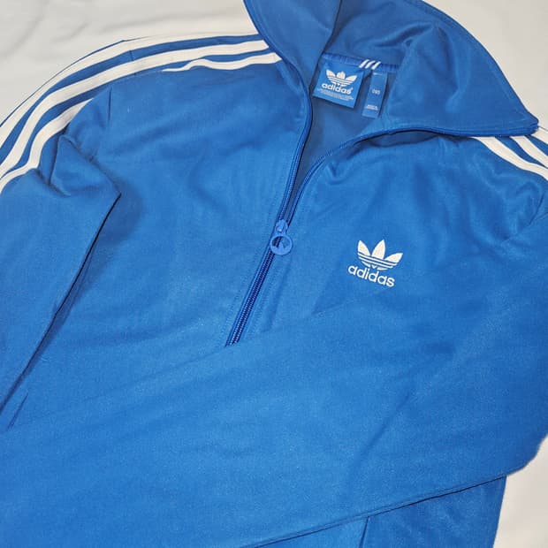 아디다스 올드스쿨 구 유로파져지 트랙탑 자켓 빈티지 블루베리 우먼스 95