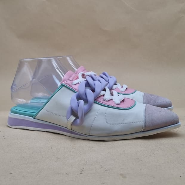 슈콤마보니  프리즘 여성뮬 실사이즈240