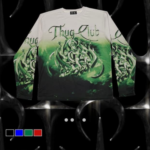 떠그클럽 jpc 그린 그래픽 롱슬리브