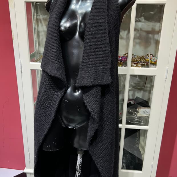 Rick Owens gleam a/w 10 릭오웬스 슬리브리스 가디건