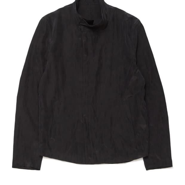 [S] 해칭룸 하이넥 셔켓 블랙