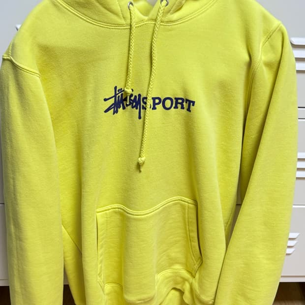 stussy 스투시 레몬 후드🍋💛