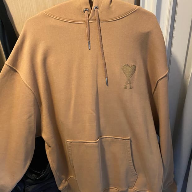 Ami 베이지 후드 L사이즈