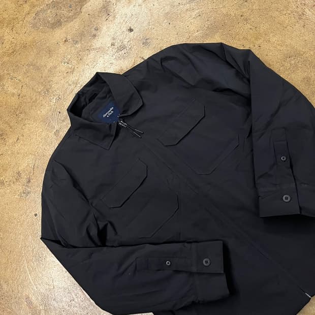 [정품/XS] 아베크롬비 블랙 포켓 셔츠 자켓 b10