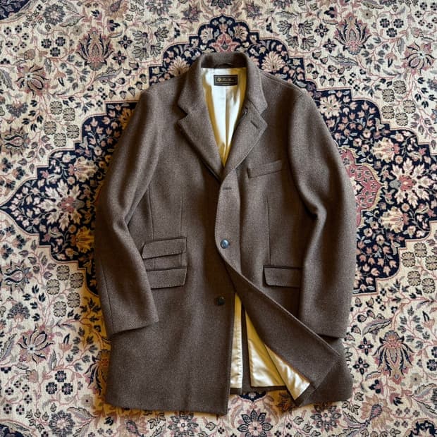 Loro Piana 로로피아나 클래식 코트 100