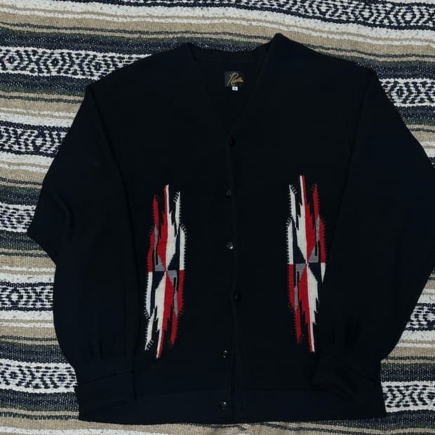 니들스 치마요 가디건 L 블랙