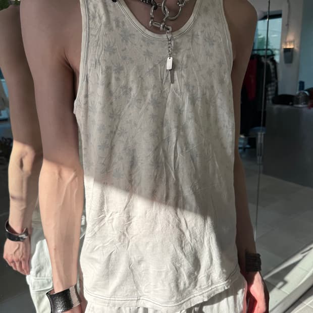 palm tree tank top