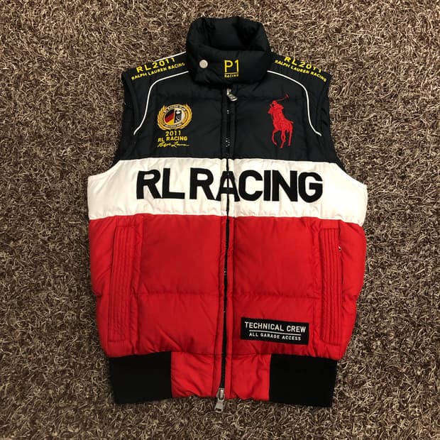 폴로 랄프로렌 빅포니 독일 레이싱 투웨이 다운 패딩 조끼 베스트