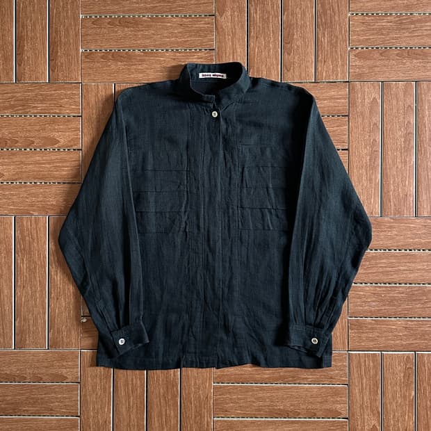 80’s Issey Miyake silk blouse shirts