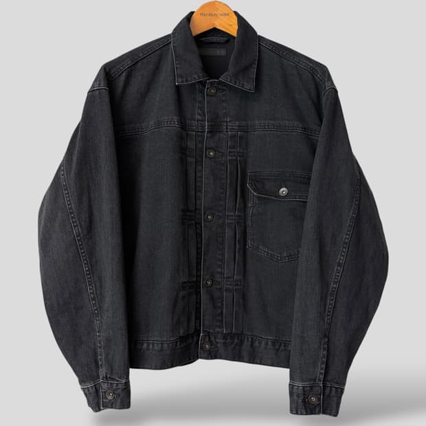 (L)유니클로 데님 트러커 자켓