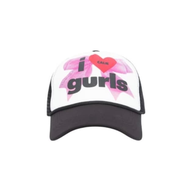 에즈이프캘리 모자/ribbon mesh cap black