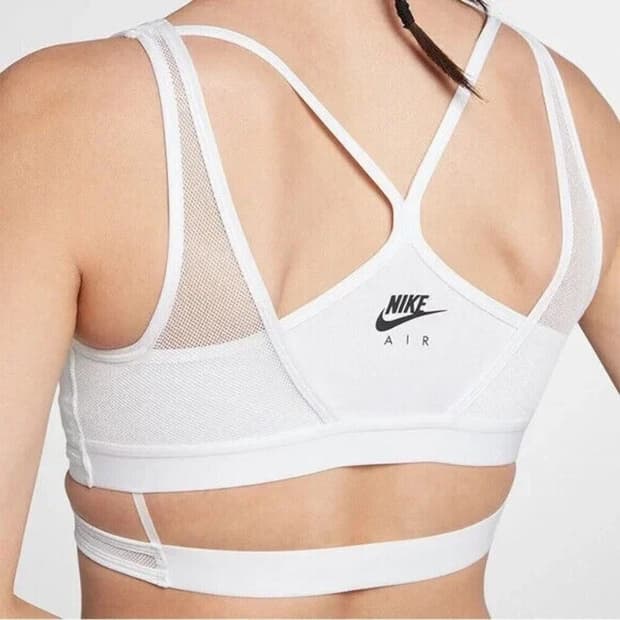 나이키 메쉬 크로스랩 브라탑 S 화이트