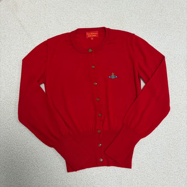 비비안웨스트우드 레드라벨 울 가디건