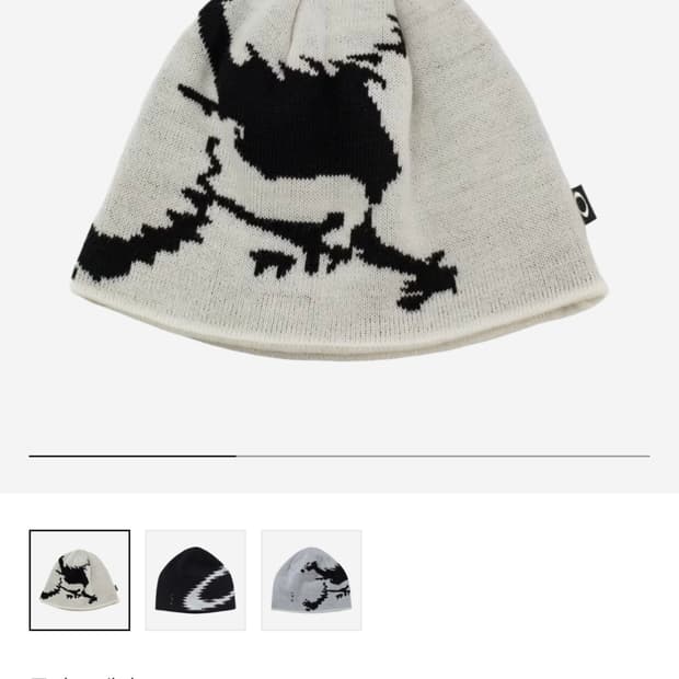 오클리 피에트 스컬 비니 본 화이트