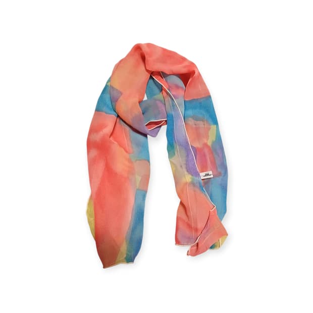 모리걸 수채화 미디 스카프 