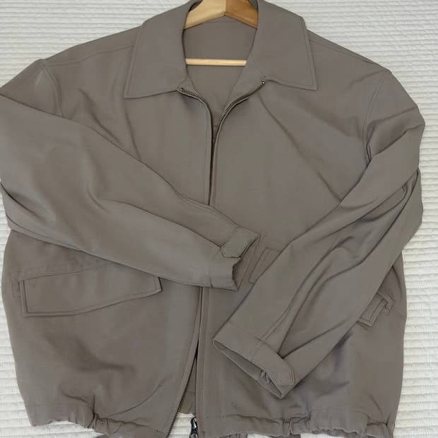 인사일런스 박시핏 블루종 BEIGE