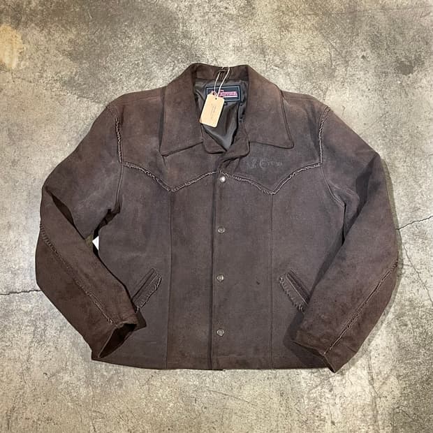 Chippewa 소가죽 스웨이드 프린지 웨스턴 자켓(B5139)