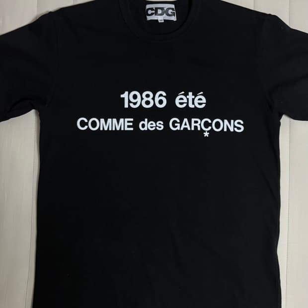 CDG 꼼데가르송 1986 반팔티셔츠