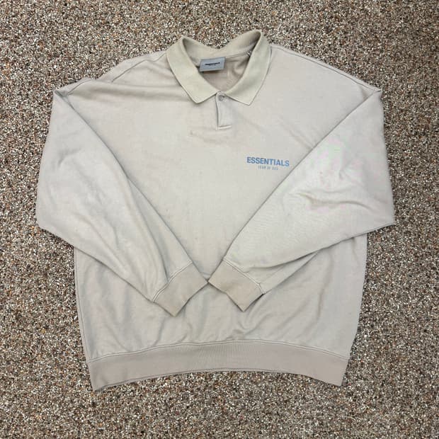 에센셜 코어 롱슬리브 폴로 xl