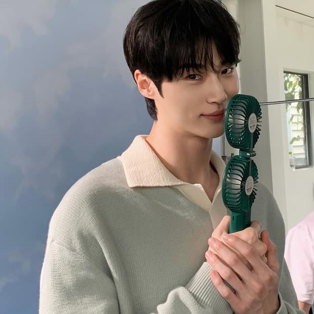 [새상품] 시스템옴므 변우석 울 컬러 블록 칼라 카라 폴로 니트 탑