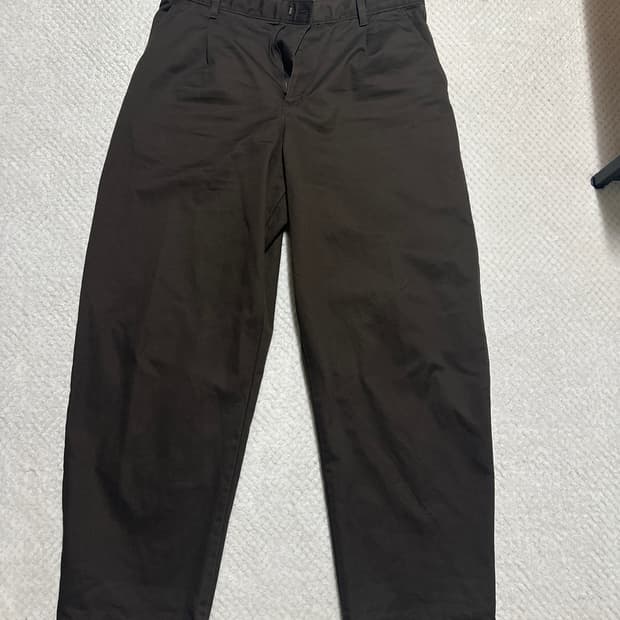 유니클로 배럴팬츠 34brown L사이즈