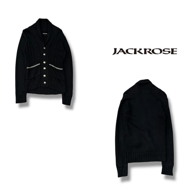  잭로즈 롤링스톤즈 버튼 가디건 y14209