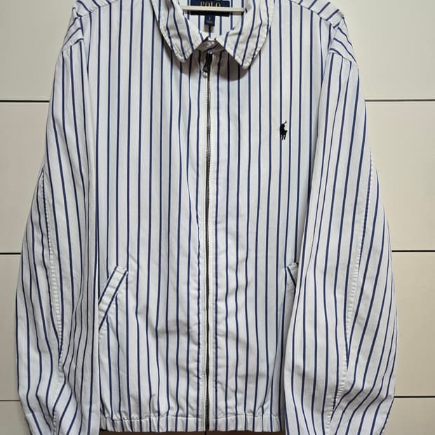 폴로 랄프로렌 정품  남성 스트라이프 블루종