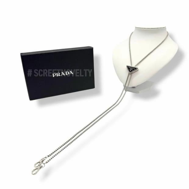  프라다 에어팟 스트랩 풀박스 블랙