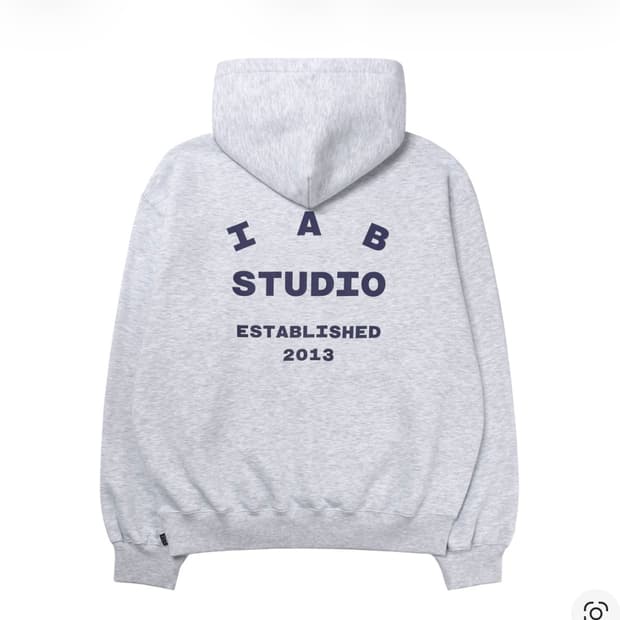 아이앱 스튜디오 25 후드 라이트 그레이 네이비