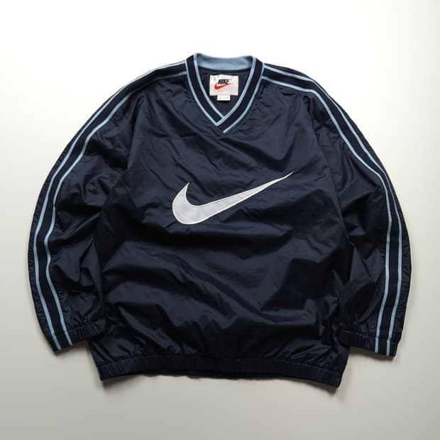 90s 나이키 올드스쿨 빅스우시 박시핏 우븐 웜업 (XL)