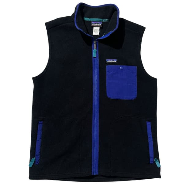 파타고니아 신칠라 플리스 후리스 베스트 블랙