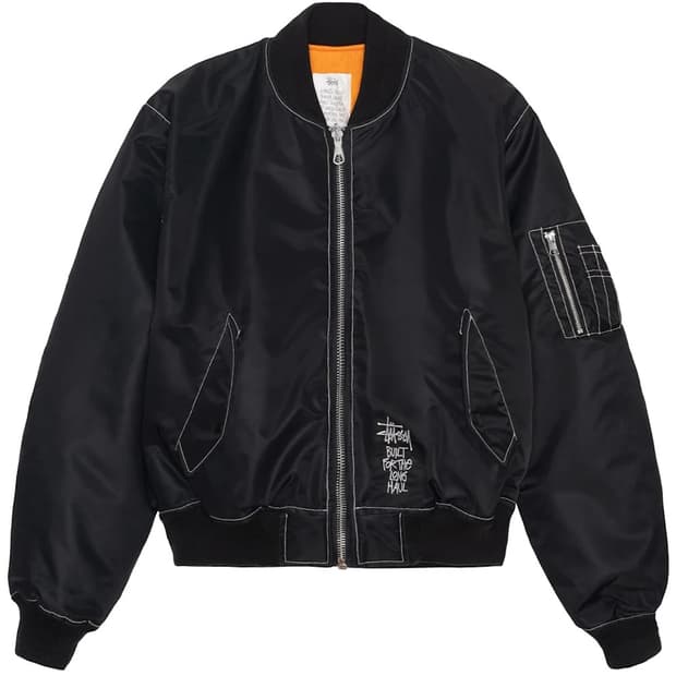 스투시 리버시블 빌트 봄버 자켓