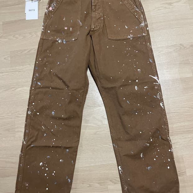 오어슬로우 페인트 퍼티그 빈티지핏 2사이즈