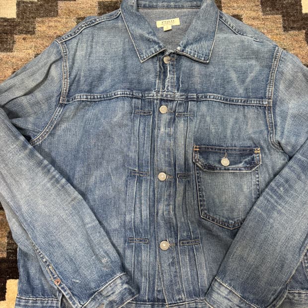 폴로 랄프로렌 데님 패치워크 칼라 트러커 L 사이즈