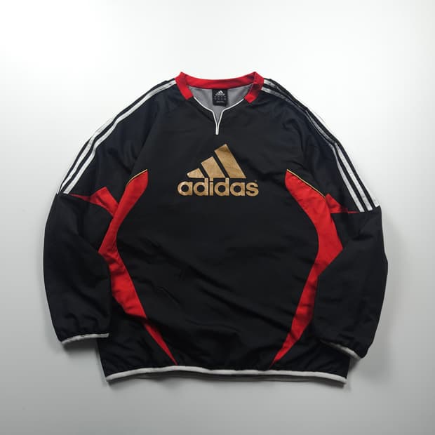 아디다스 빅로고 올드스쿨 기모 풋볼 웜업 (105)