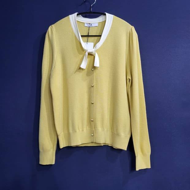 오브리에 리본 가디건(새상품)