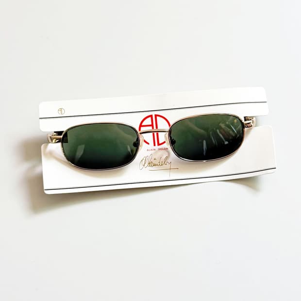 ALAIN DELON 알랭들롱 골드 스퀘어 프레임 빈티지 선글라스