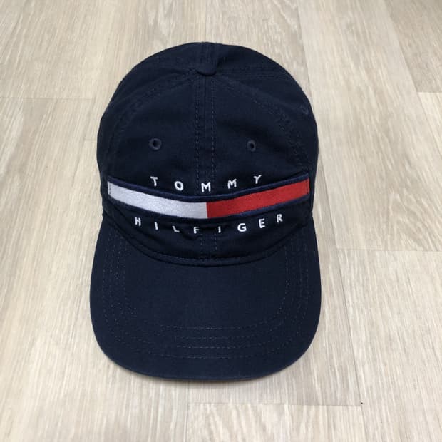(OS) 타미 힐피거 TOMMY OG 로고 볼캡 네이비