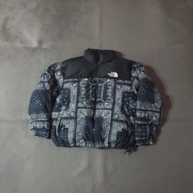 3XL 노스페이스 1996 노벨티 눕시 반다나 패딩 다크네이비