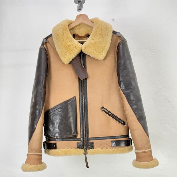 디아프바인 D-276 type b-3 브라운 무스탕 자켓