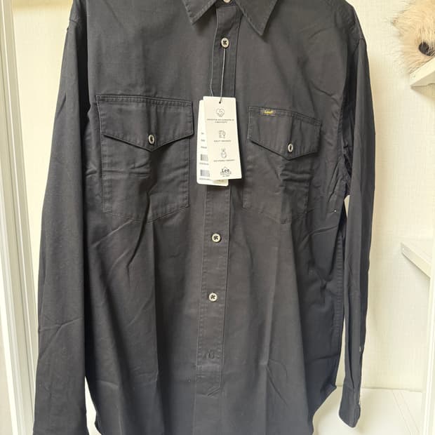 [L] 리 웨스턴 오리진핏 코튼셔츠 블랙