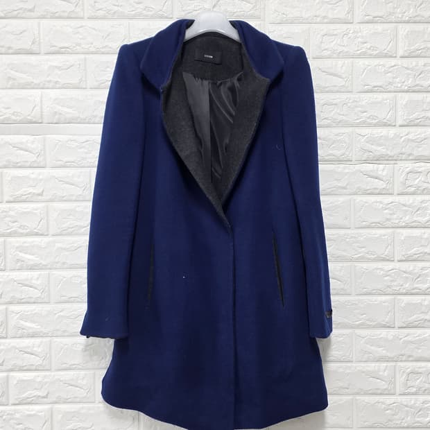 택포) 한섬 시스템 캐시미어 롱코트 M