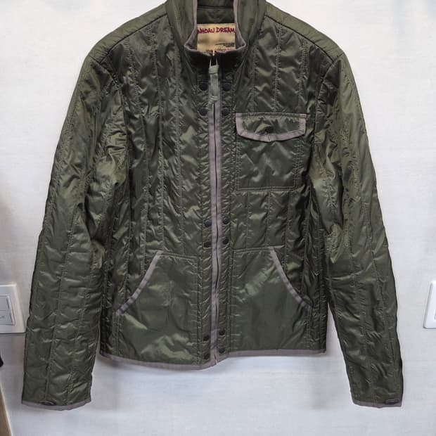 후아유 나일론 방풍 누빔 자켓 xl