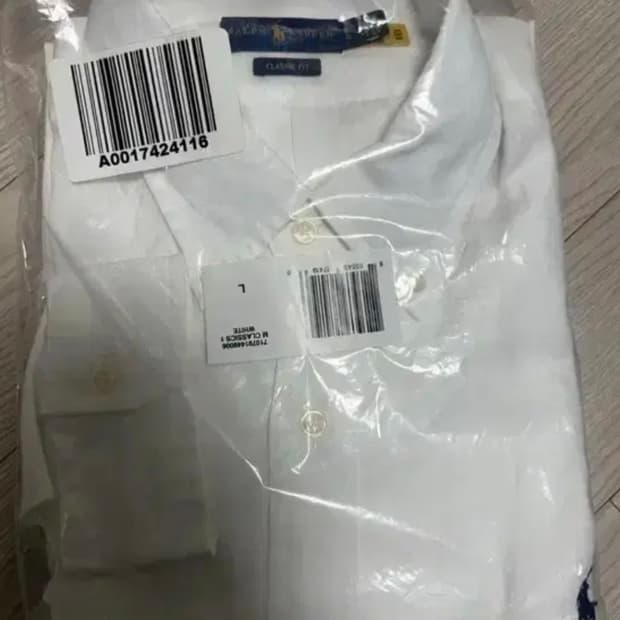 폴로 화이트 린넨셔츠 클래식핏/L 새상품 판매