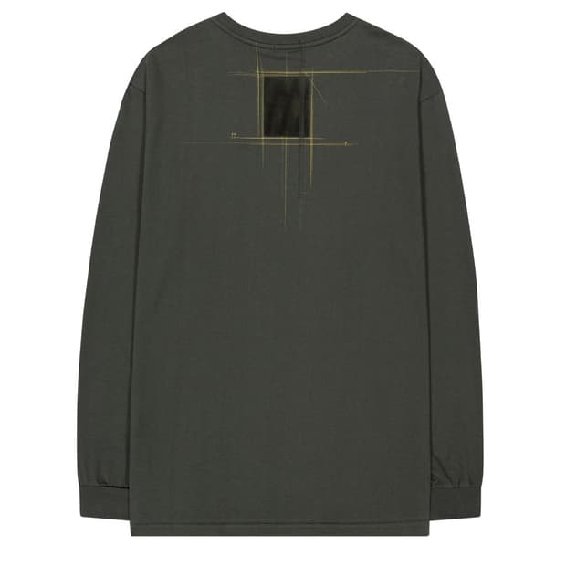 EP.8 SLEEVE CHARCOAL OLIVE 엑슬림 롱슬리브